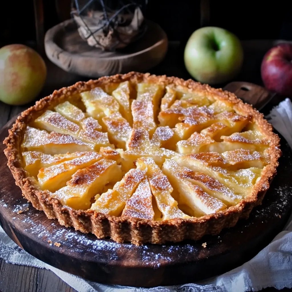 Elsässische Apfeltarte
