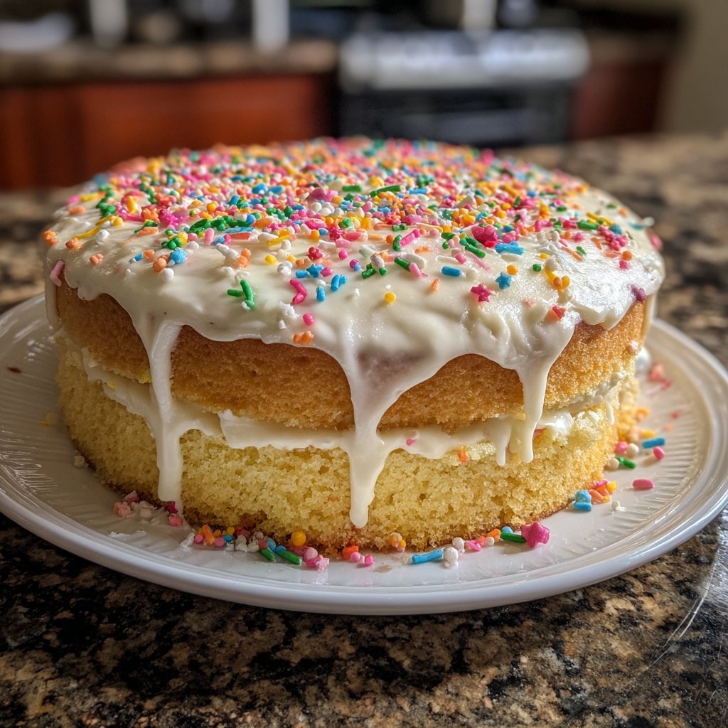 Geburtstagskuchen saftig