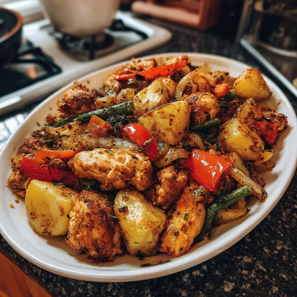 Abendessen aus der Pfanne