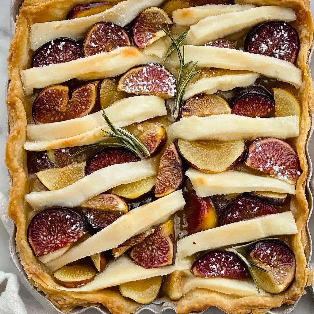 Feigen & Brie Fillo Crinkle Pie