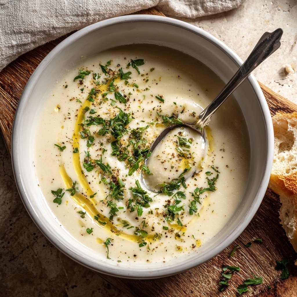 Blumenkohlsuppe fein püriert