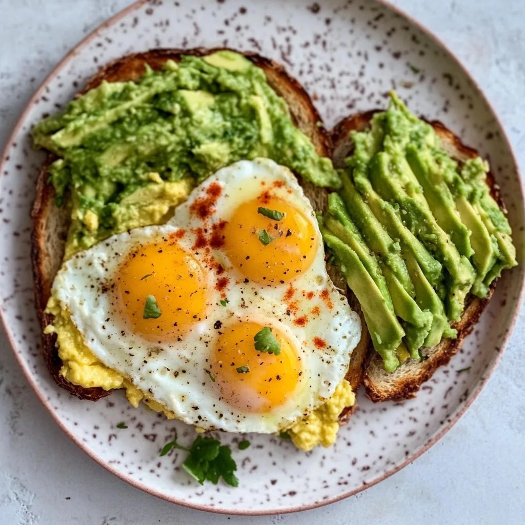 Avocado-Toast mit Ei