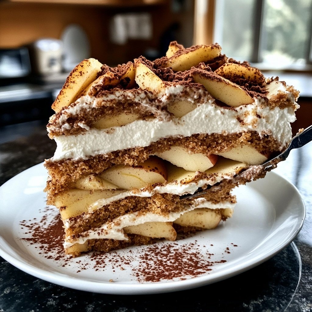 Bratapfel Spekulatius Tiramisu