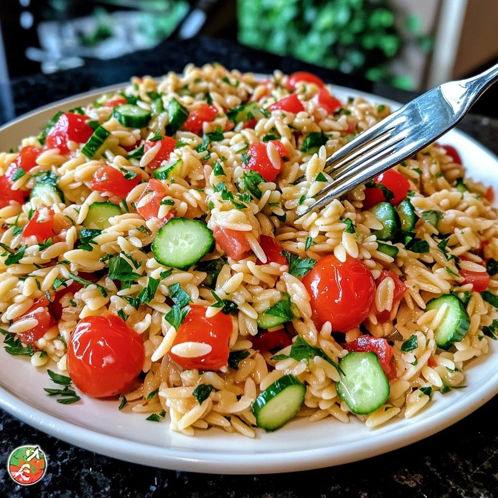 Mediterraner Orzo-Salat nach Omas Rezept