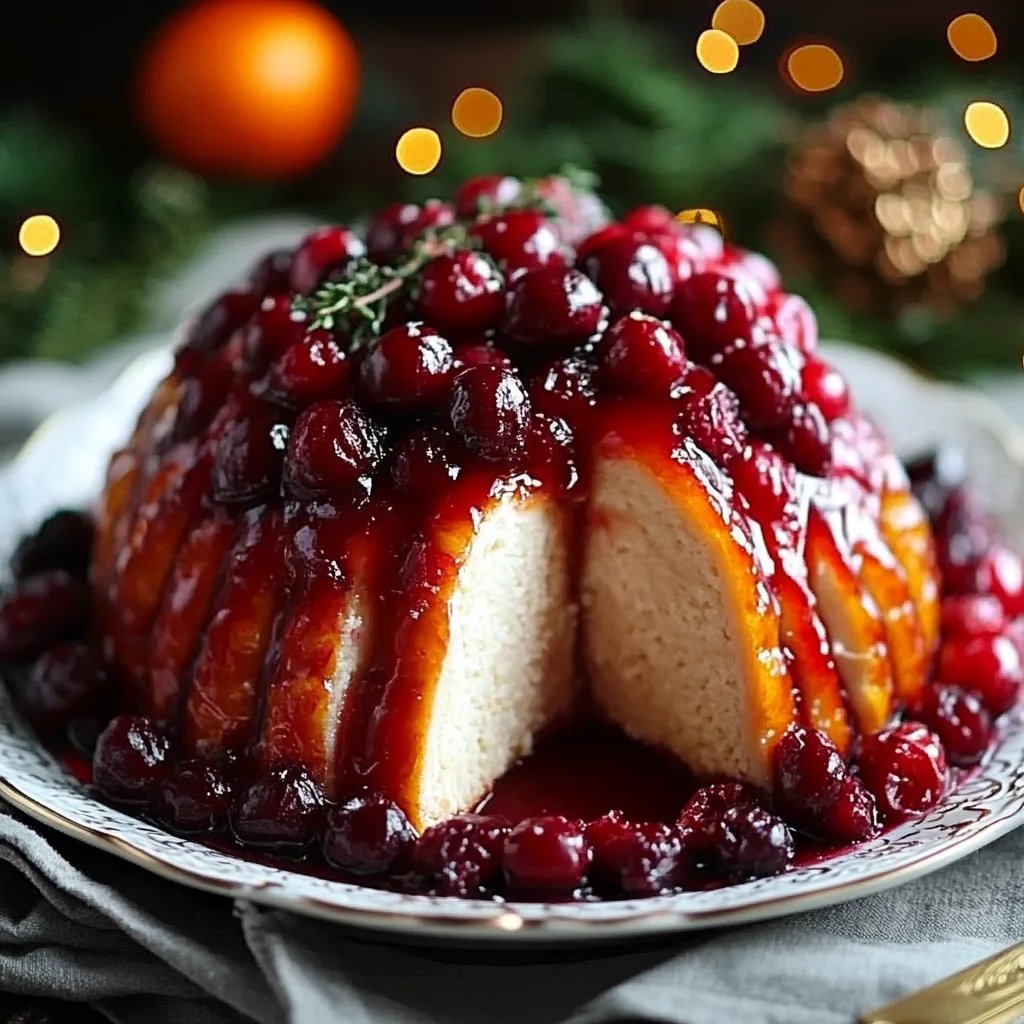 Perfekter Cranberry-Orange-Glasierter Truthahnbrust für die Feiertage