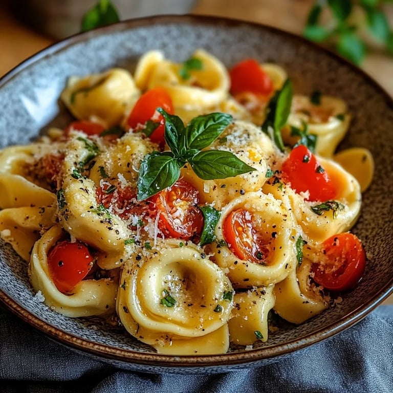 Tortellini-Pfanne mit Gemüse