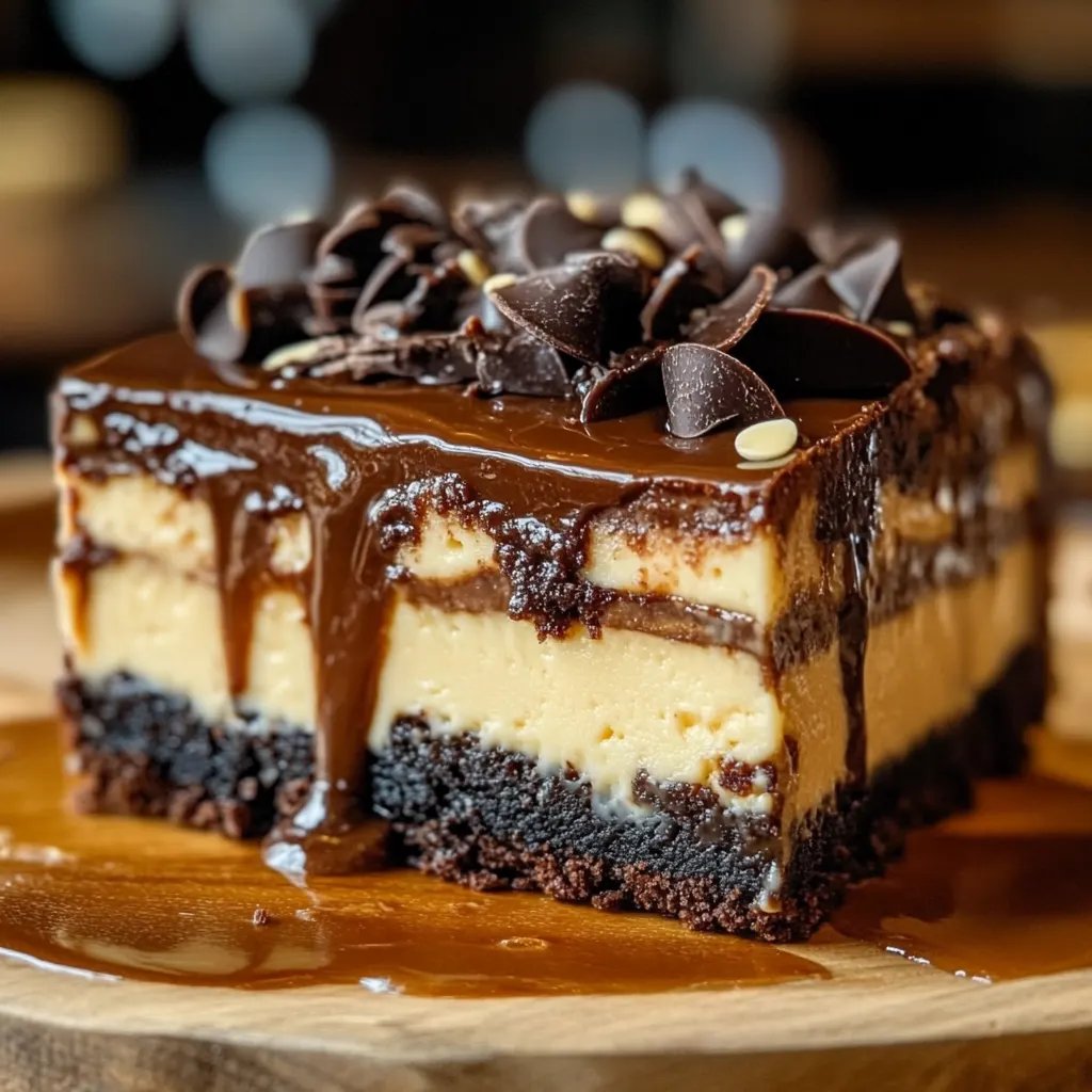 Caramel Brownie Cheesecake