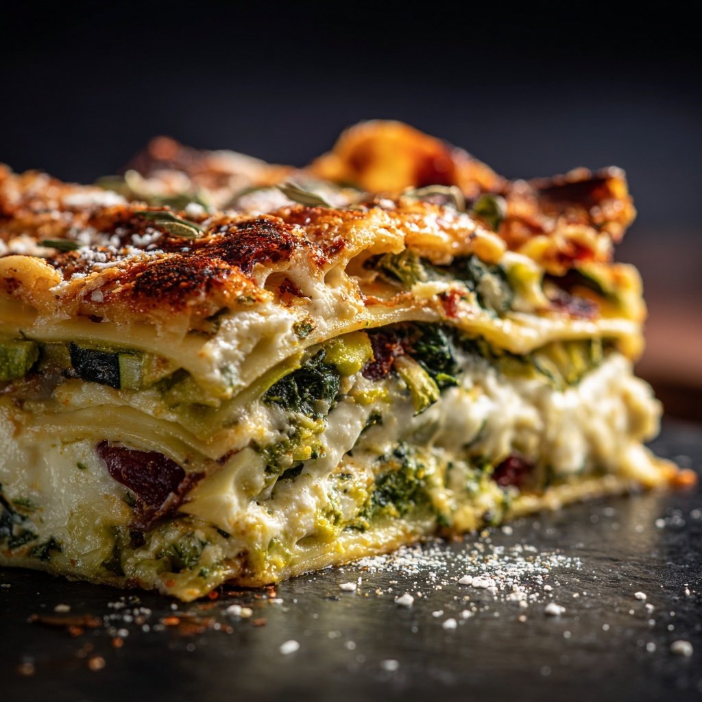 Kalorienarme Gemüse Lasagne Mit Zucchini