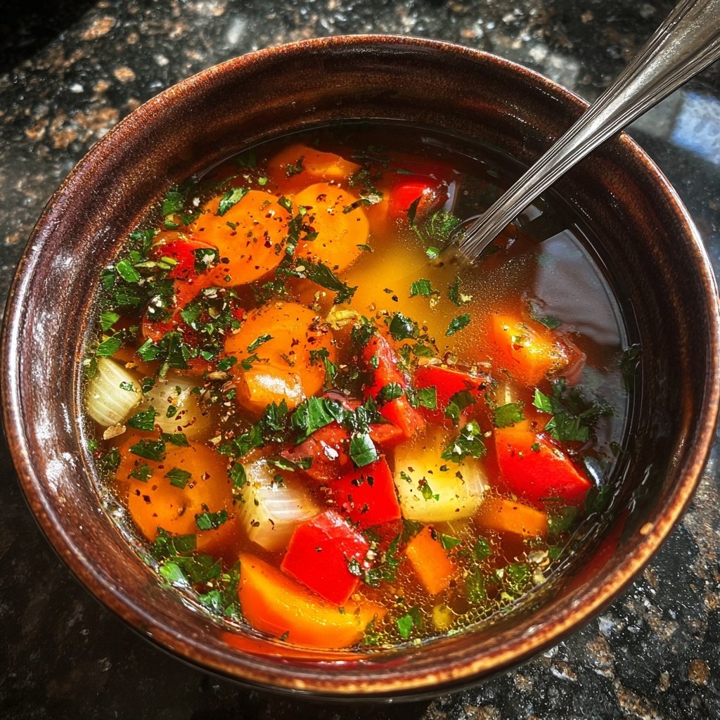 Kalorienarme Suppe Mit Gemüse