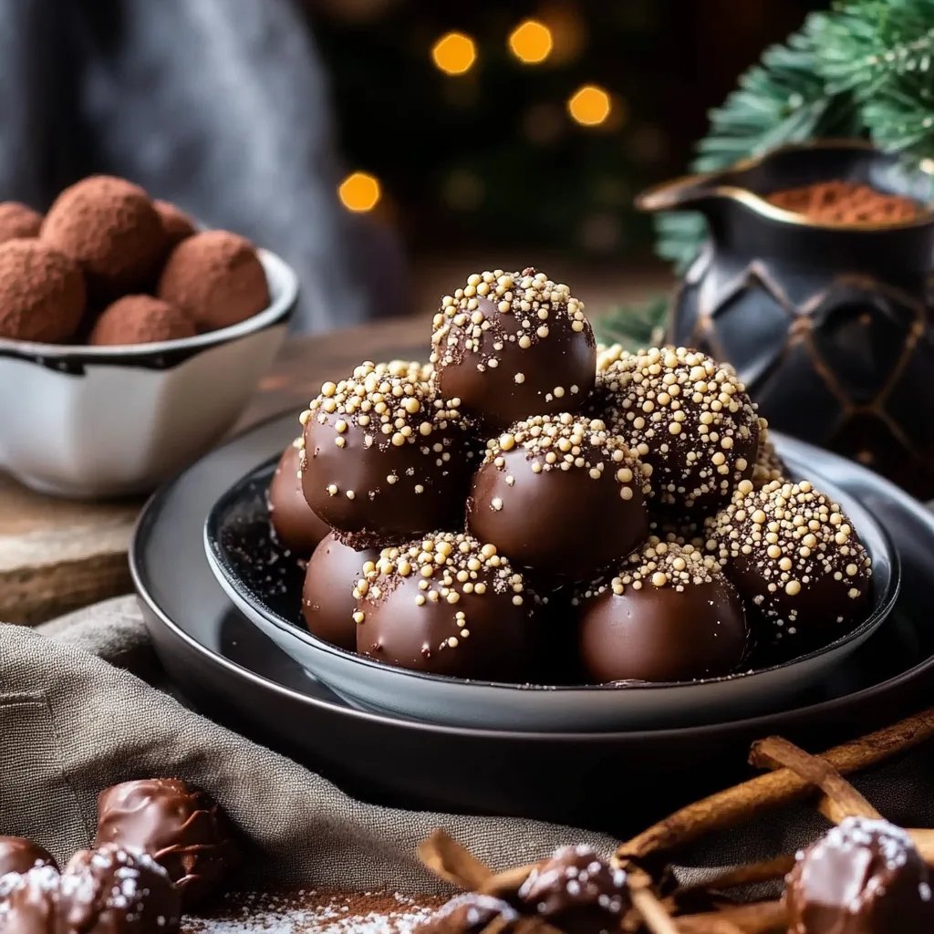 Spekulatius Kugeln - Pralinen für Weihnachten