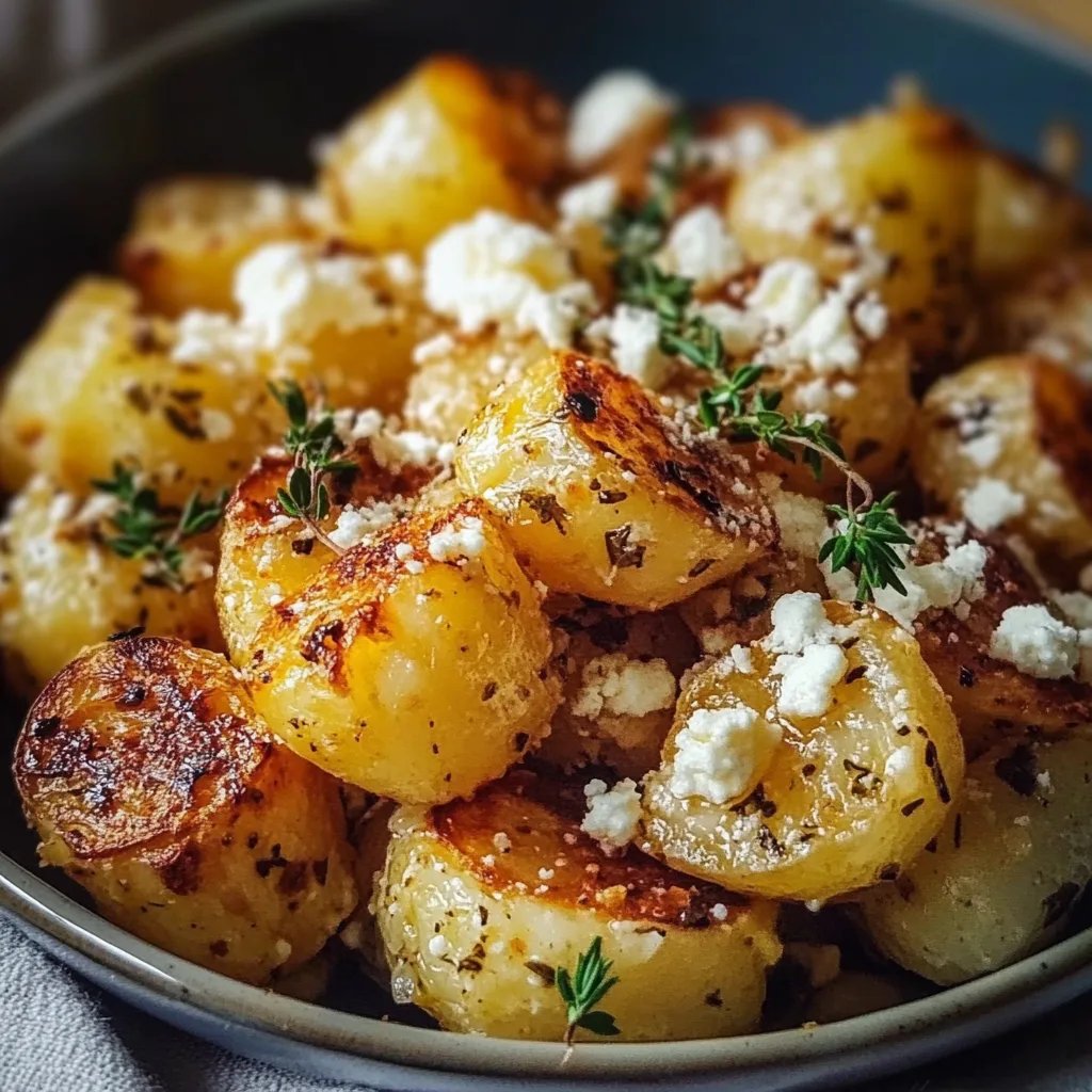 Geröstete Kartoffeln mit Feta