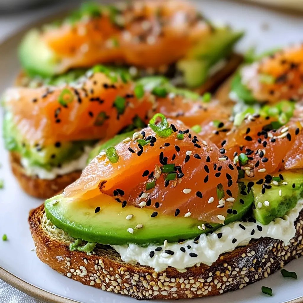 Geräucherter Lachs & Avocado Toast