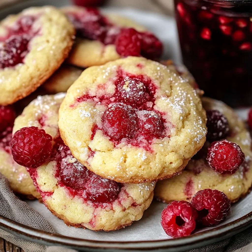 Lemon Raspberry Cookies