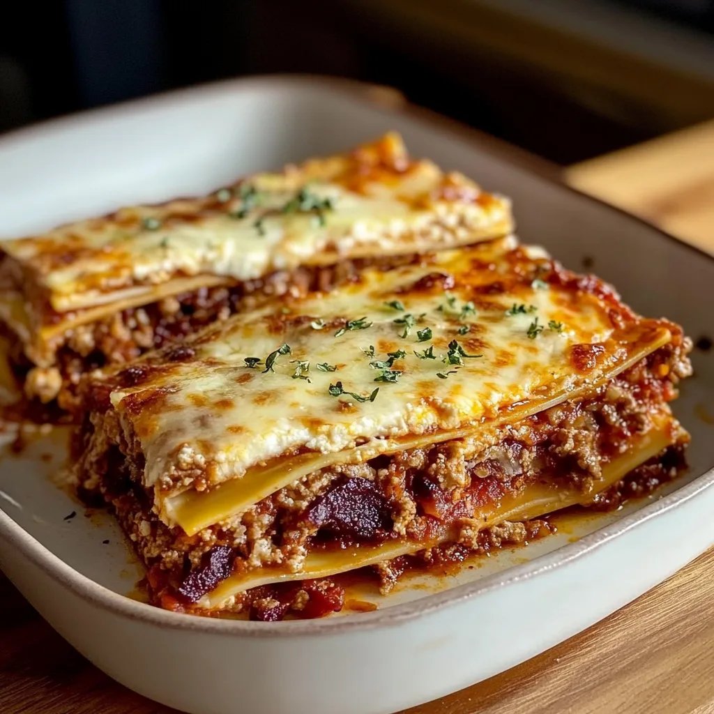 Herzhafte Lasagne