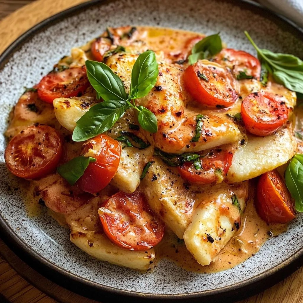 Hähnchen mit Reis und Tomaten